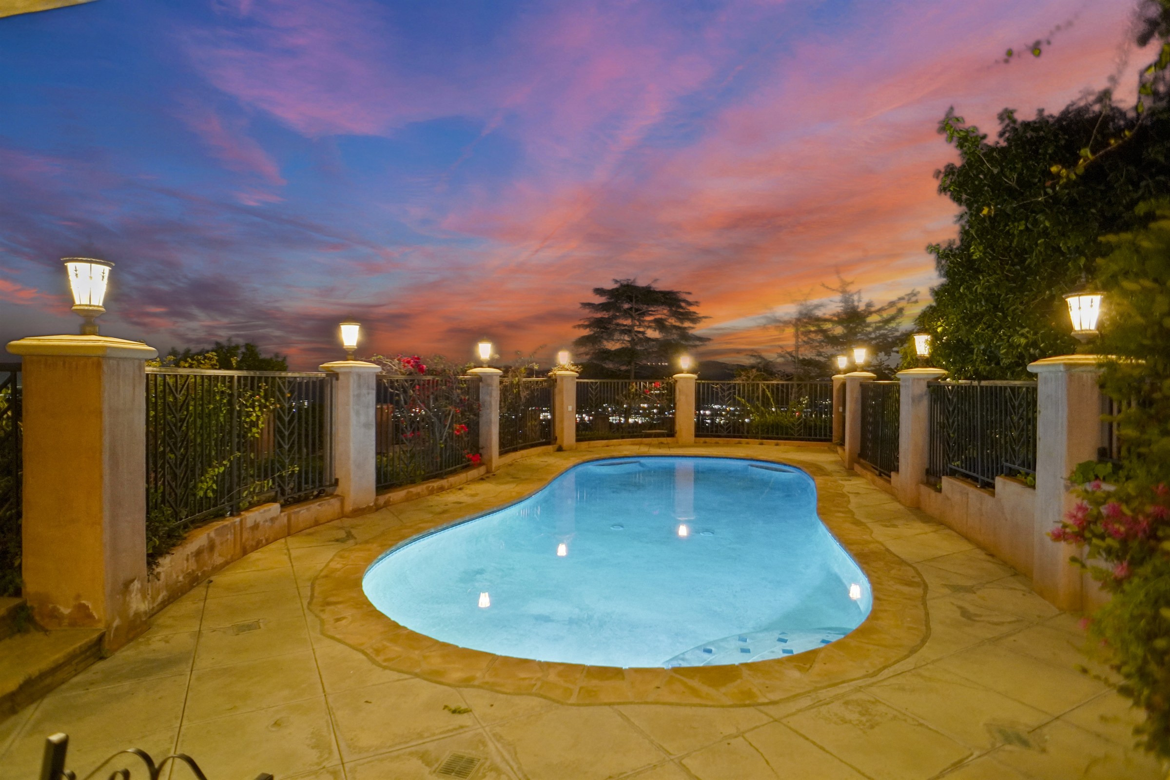 Pool at Dusk