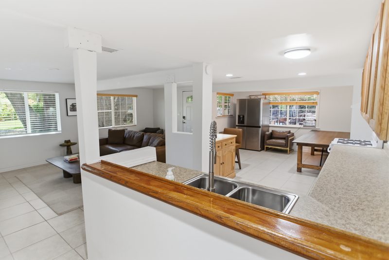 Dining and kitchen counter