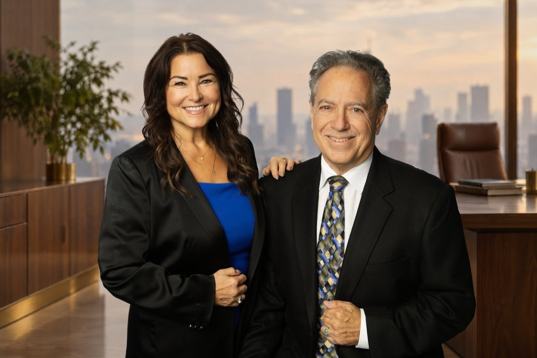 Cynthia Eccles and Tom Masterani